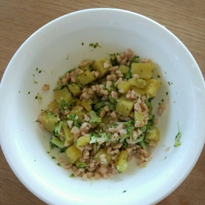離乳食 中期 さつまいもとブロッコリーの納豆和え レシピ 作り方 By Koko0730 楽天レシピ 離乳食 中期 さつまいもとブロッコリーの納豆和え レシピ 作り方 By Koko0730 楽天レシピ